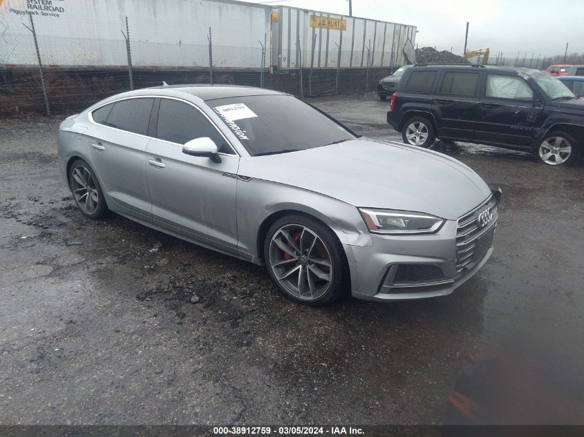 2018 AUDI S5 3.0T PREMIUM PLUS