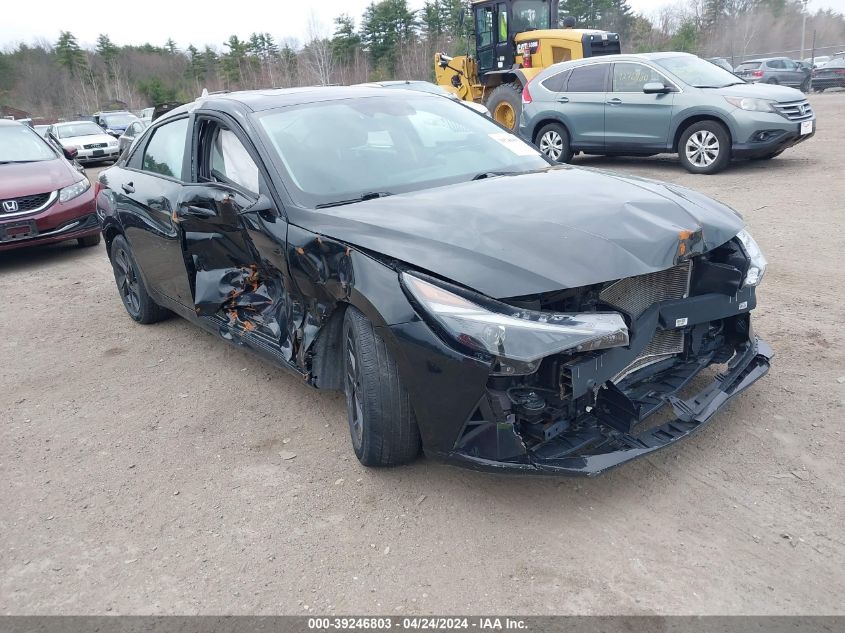 2021 HYUNDAI ELANTRA PREFERRED IVT WITH SUN AND TECH PACKAGE