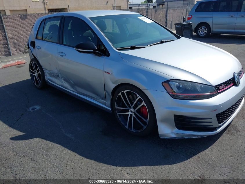 2017 VOLKSWAGEN GOLF GTI AUTOBAHN 4-DOOR/S 4-DOOR/SE 4-DOOR/SPORT 4-DOOR