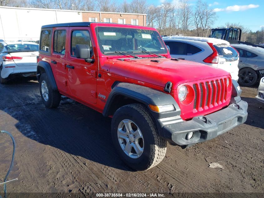 2019 JEEP WRANGLER UNLIMITED SPORT S 4X4