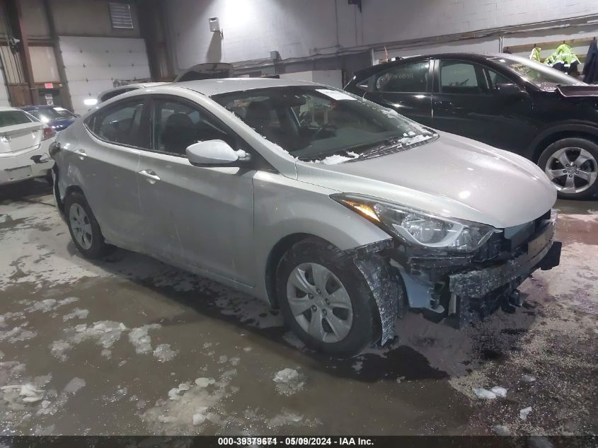 2016 HYUNDAI ELANTRA SE