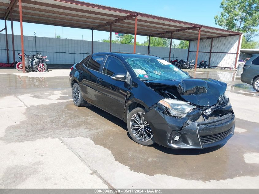 2016 TOYOTA COROLLA S PLUS