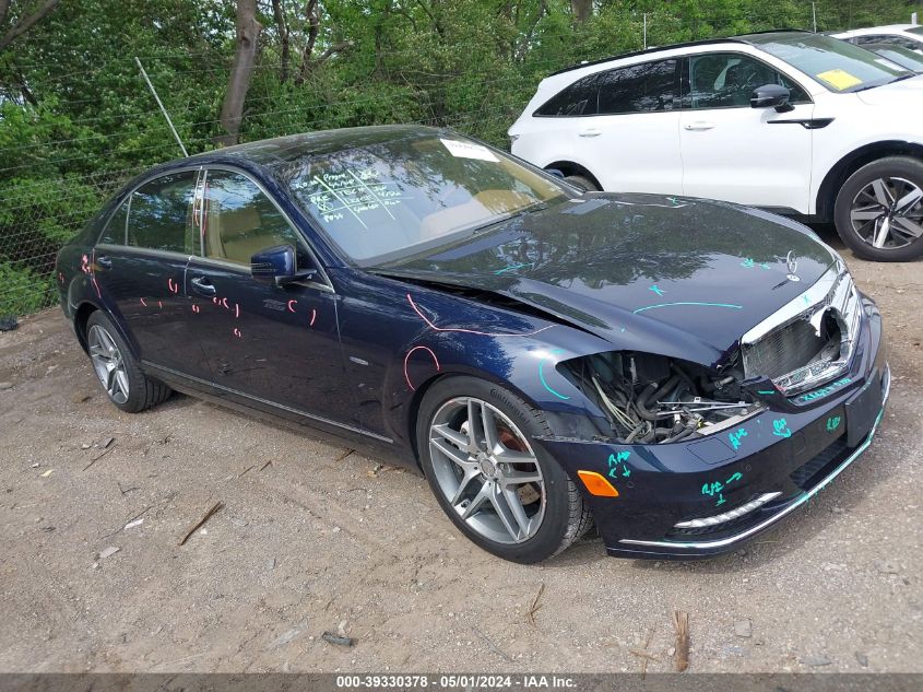 2012 MERCEDES-BENZ S 550 4MATIC