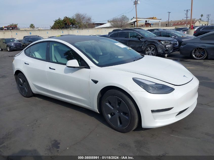 2022 TESLA MODEL 3 REAR-WHEEL DRIVE