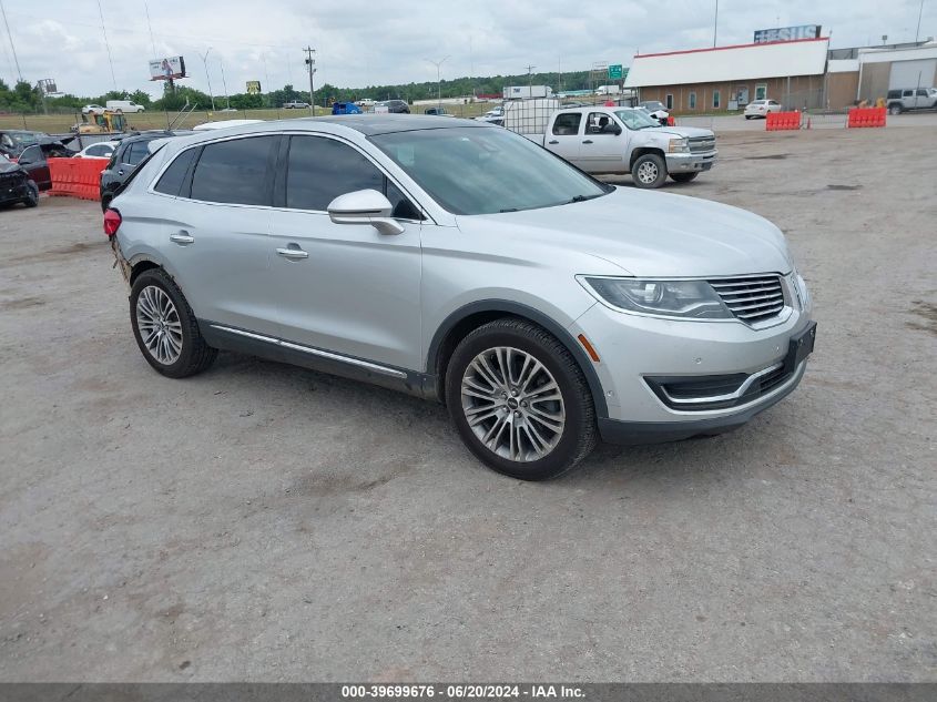 2016 LINCOLN MKX RESERVE