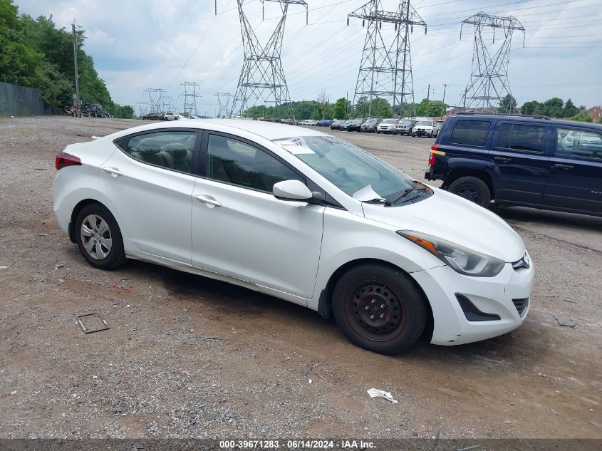 2016 HYUNDAI ELANTRA SE