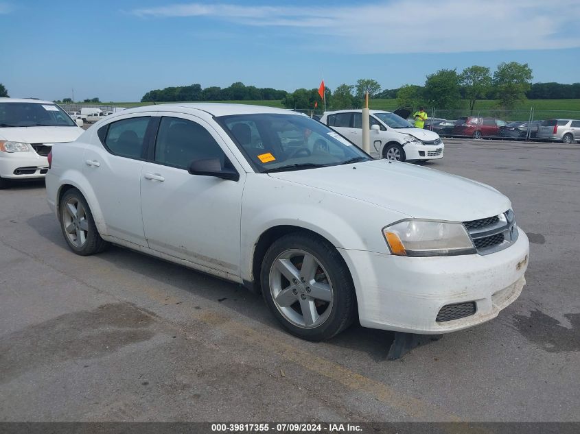 2012 DODGE AVENGER SE