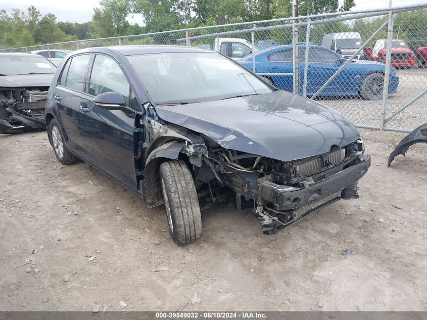 2016 VOLKSWAGEN GOLF TSI S 4-DOOR