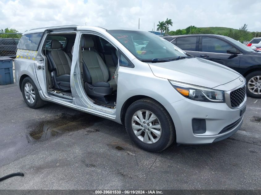 2017 KIA SEDONA LX