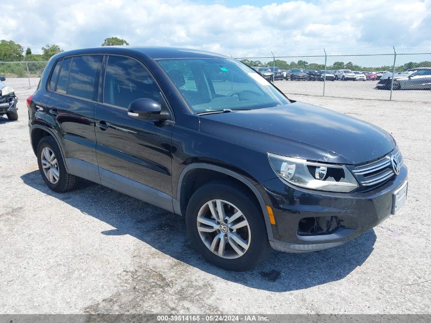 2012 VOLKSWAGEN TIGUAN S