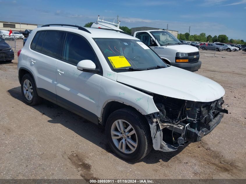 2017 VOLKSWAGEN TIGUAN 2.0T S