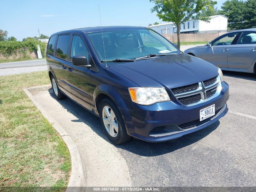 2013 DODGE GRAND CARAVAN SE