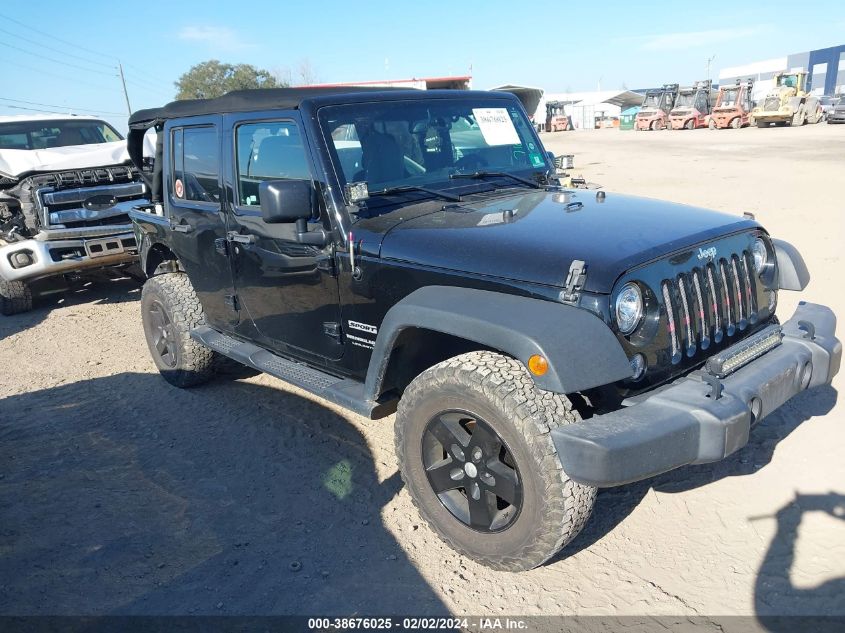 2018 JEEP WRANGLER JK UNLIMITED SPORT S 4X4