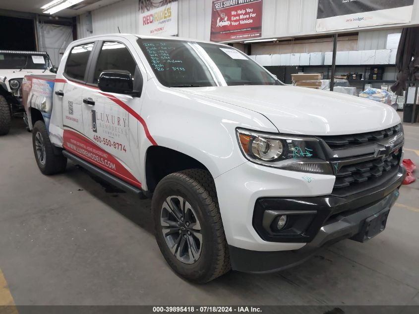 2021 CHEVROLET COLORADO 4WD  SHORT BOX Z71