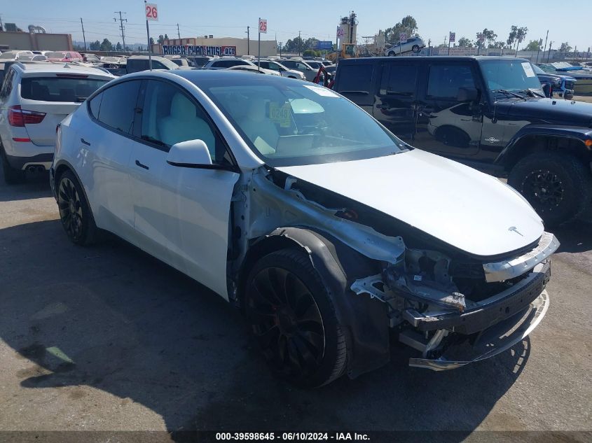 2021 TESLA MODEL Y PERFORMANCE DUAL MOTOR ALL-WHEEL DRIVE