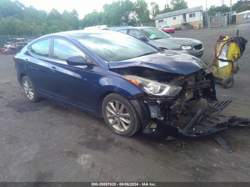 2016 HYUNDAI ELANTRA SE