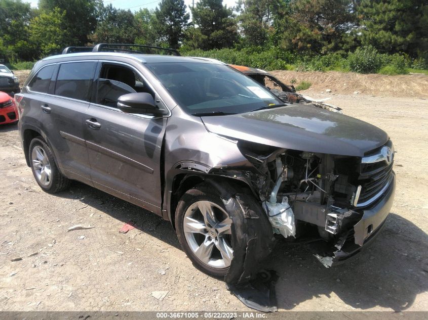 2015 TOYOTA HIGHLANDER LIMITED V6