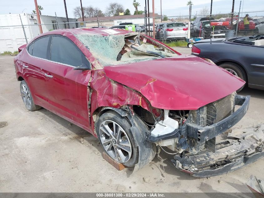 2017 HYUNDAI ELANTRA LIMITED