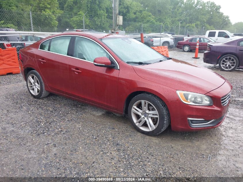 2014 VOLVO S60 T5/T5 PLATINUM/T5 PREMIER/T5 PREMIER PLUS