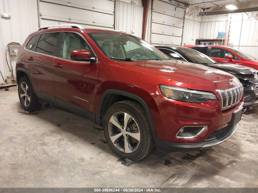 2019 JEEP CHEROKEE LIMITED 4X4