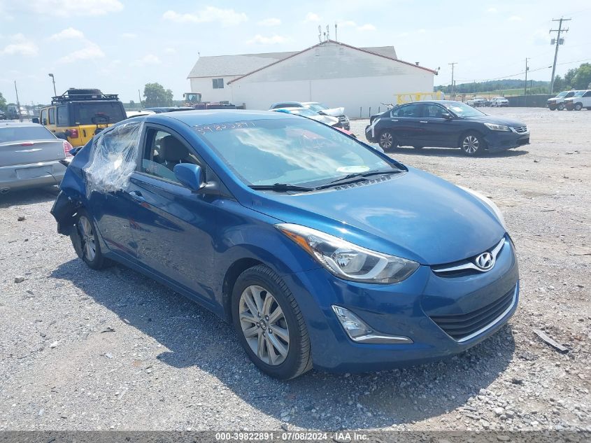 2016 HYUNDAI ELANTRA SE