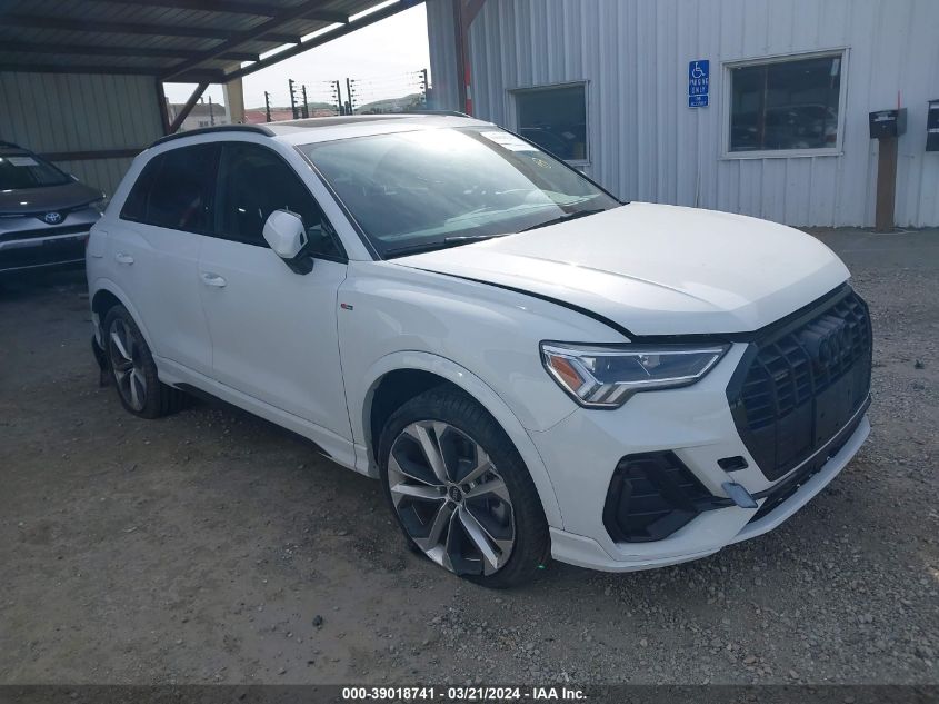 2022 AUDI Q3 PREMIUM PLUS 45 TFSI S LINE QUATTRO TIPTRONIC