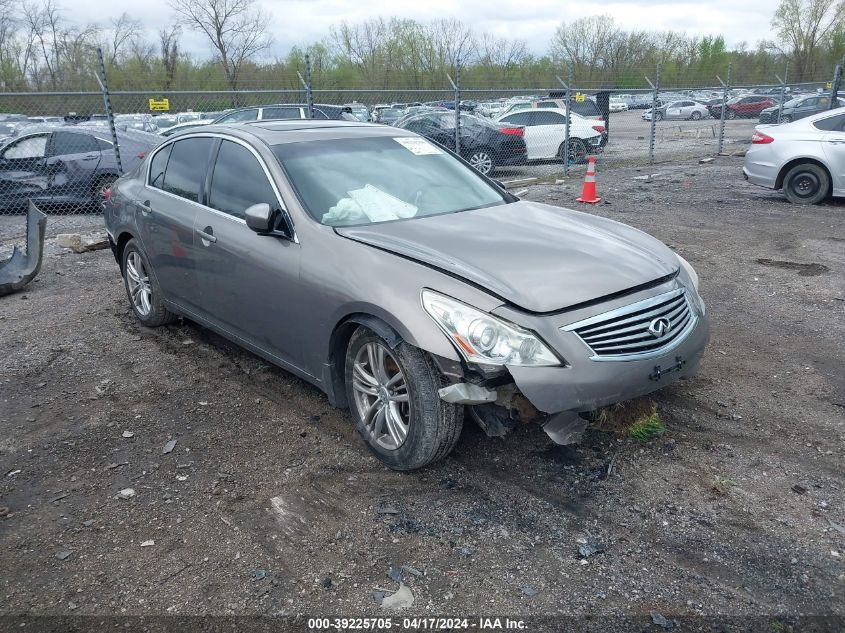 2011 INFINITI G37X