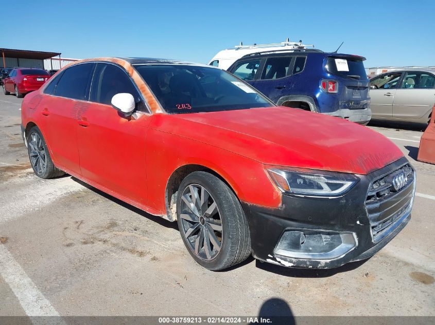 2021 AUDI A4 PREMIUM 40 TFSI QUATTRO S TRONIC