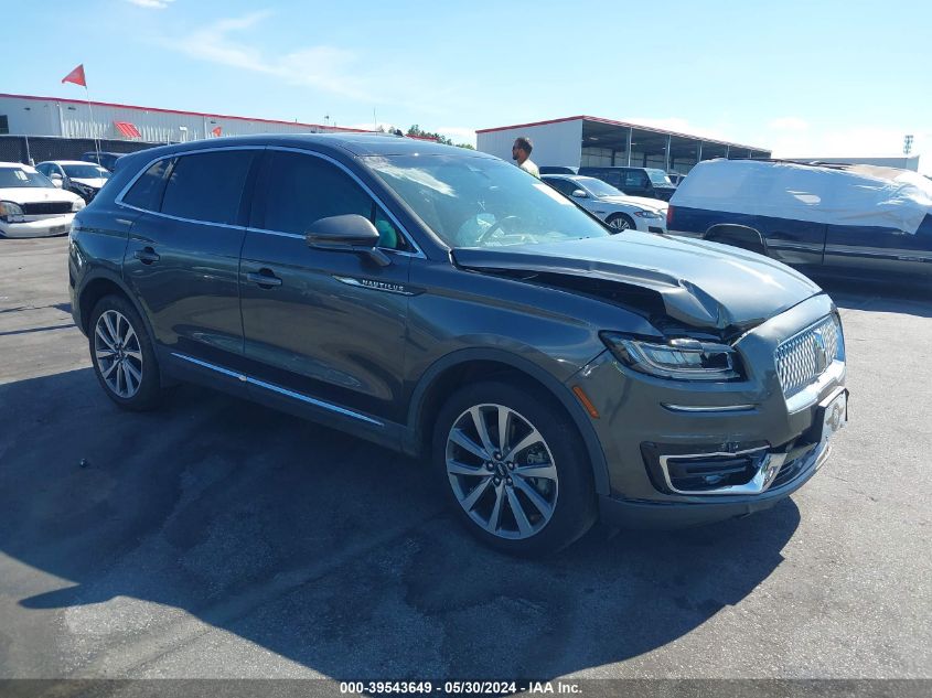 2019 LINCOLN NAUTILUS SELECT