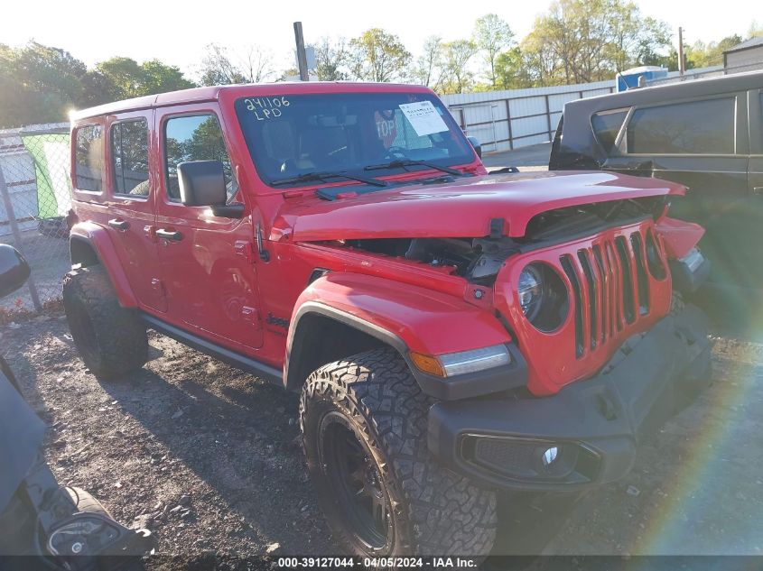 2020 JEEP WRANGLER UNLIMITED SAHARA ALTITUDE 4X4