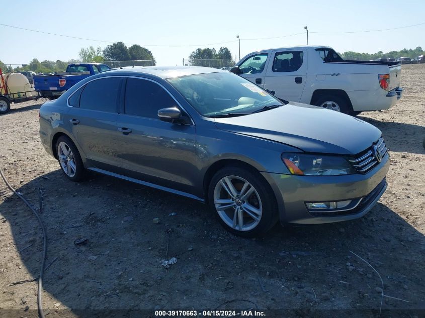 2013 VOLKSWAGEN PASSAT 2.0L TDI SEL PREMIUM