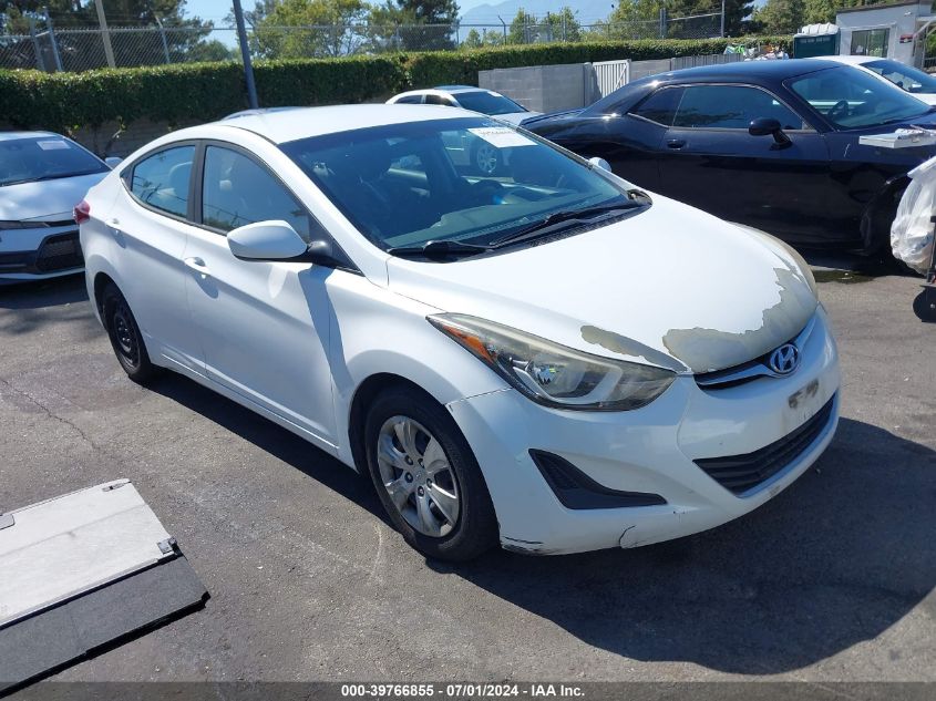 2016 HYUNDAI ELANTRA SE