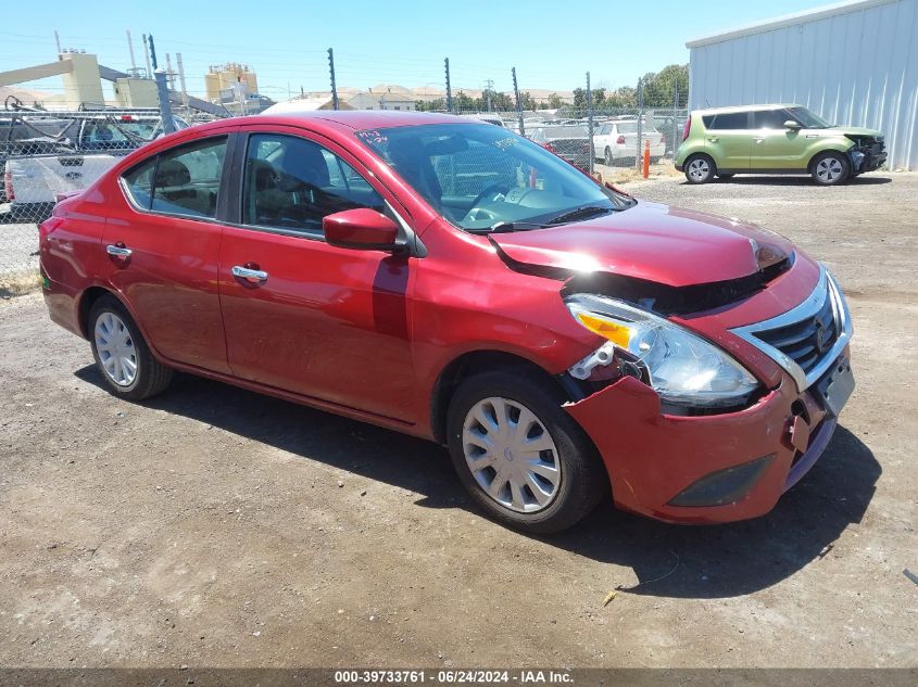 2019 NISSAN VERSA 1.6 SV