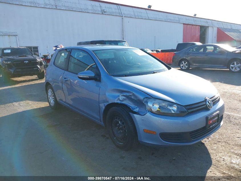 2011 VOLKSWAGEN GOLF 2.5L 2-DOOR