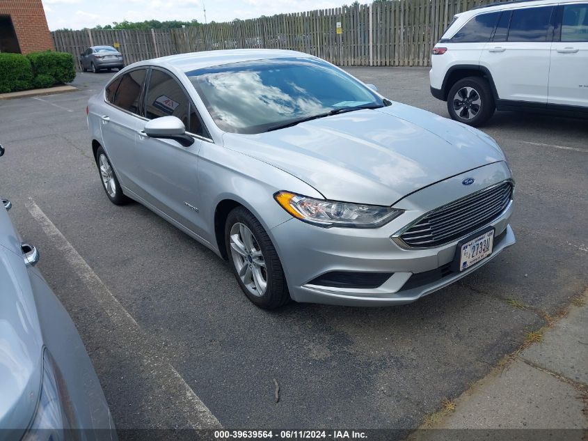 2018 FORD FUSION HYBRID S