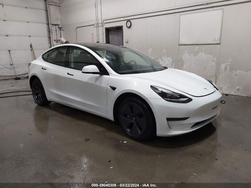 2022 TESLA MODEL 3 LONG RANGE DUAL MOTOR ALL-WHEEL DRIVE