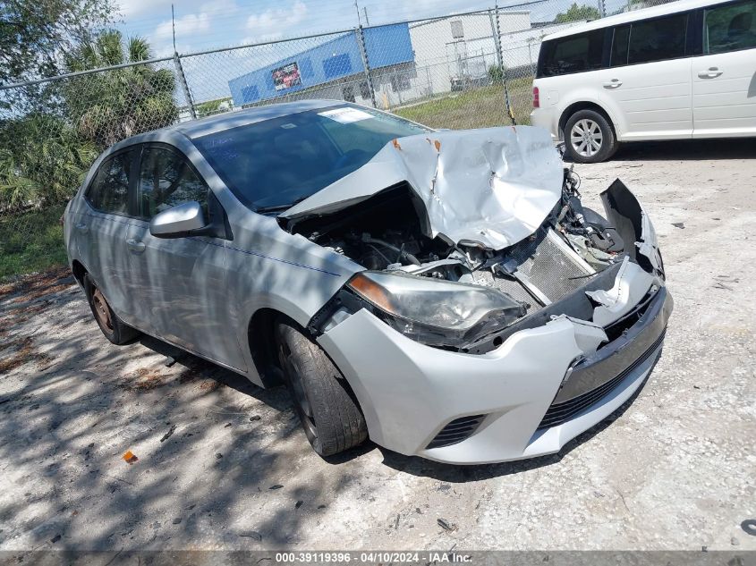 2016 TOYOTA COROLLA LE