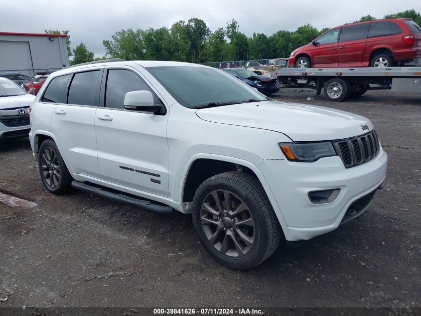 2017 JEEP GRAND CHEROKEE LIMITED 75TH ANNIVERSARY EDITION 4X4