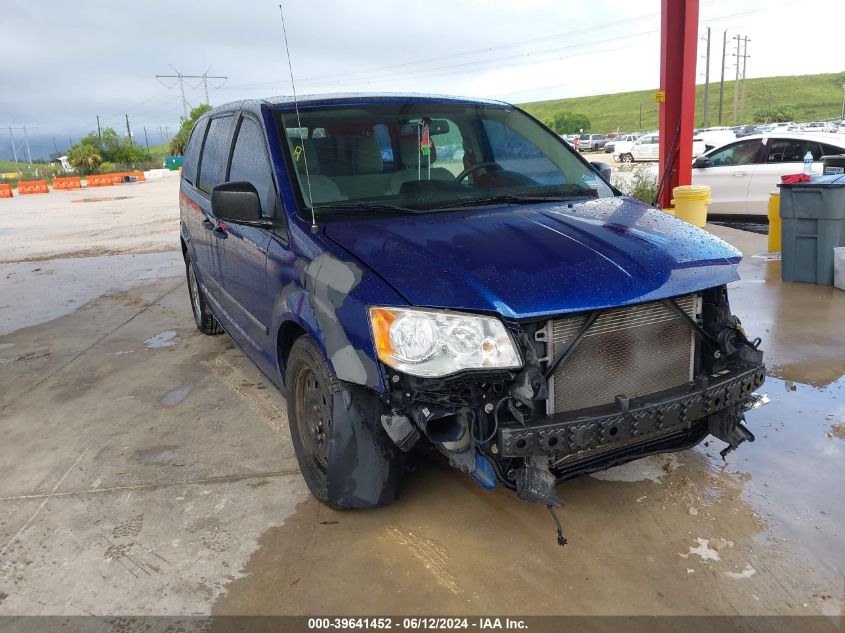 2013 DODGE GRAND CARAVAN AMERICAN VALUE PKG