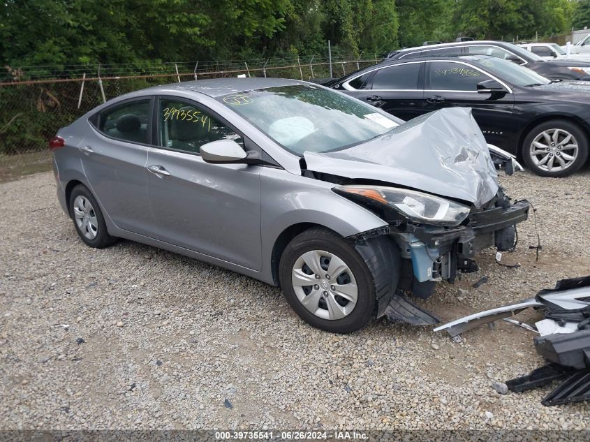 2016 HYUNDAI ELANTRA SE