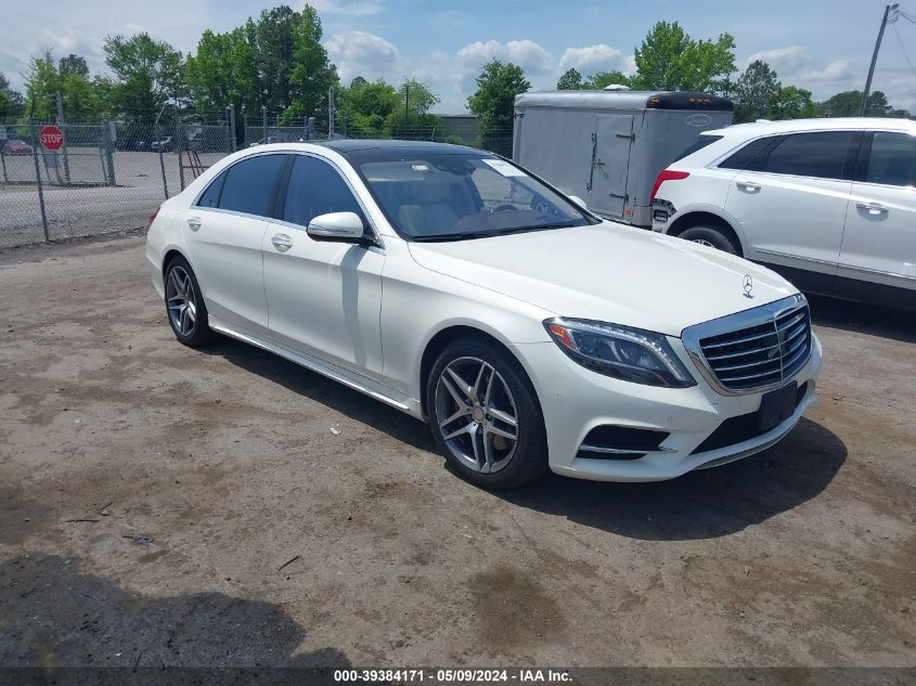 2015 MERCEDES-BENZ S 550 4MATIC