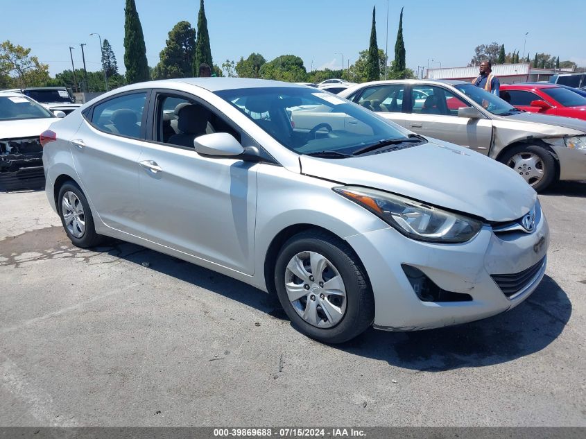 2016 HYUNDAI ELANTRA SE