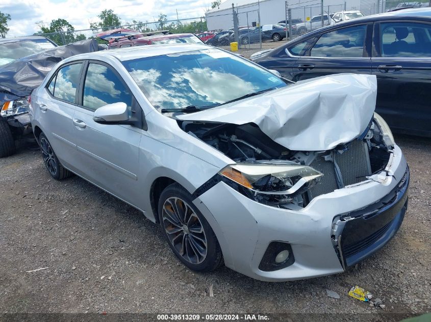 2014 TOYOTA COROLLA S PLUS