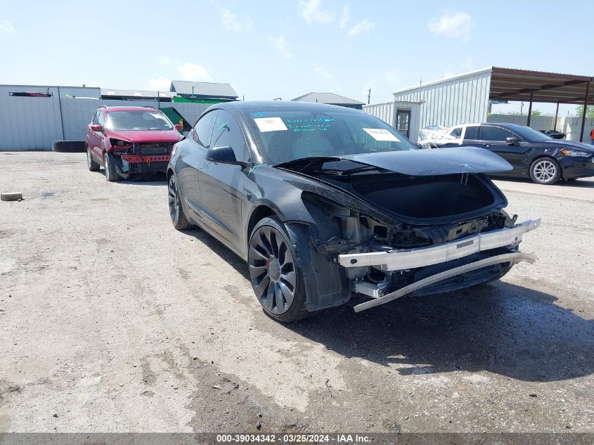 2022 TESLA MODEL 3 PERFORMANCE DUAL MOTOR ALL-WHEEL DRIVE