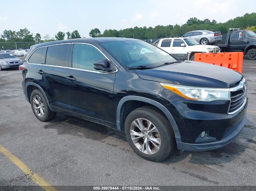 2015 TOYOTA HIGHLANDER LE PLUS V6