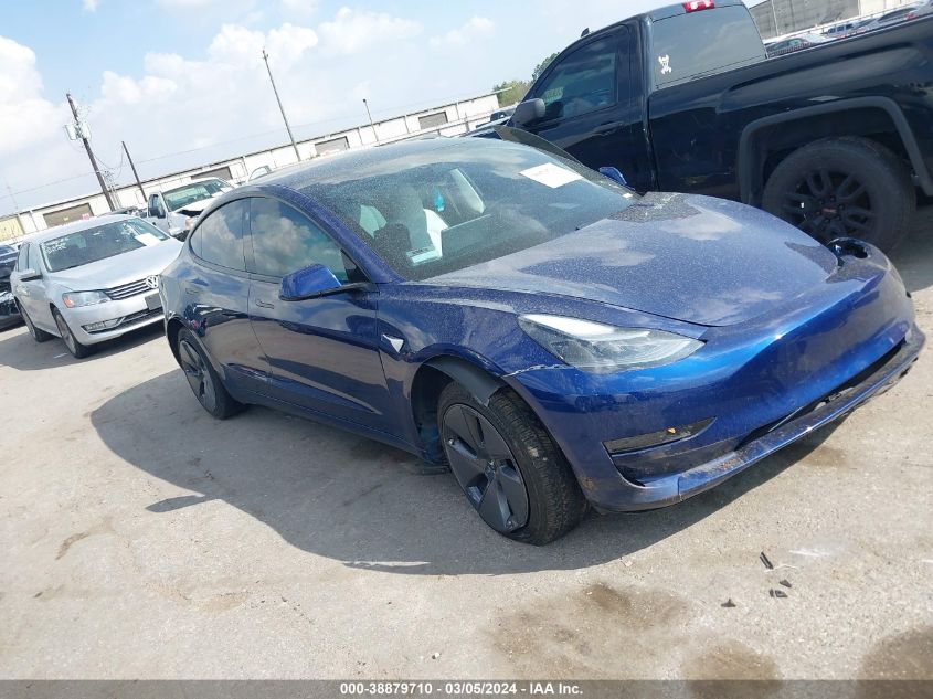 2021 TESLA MODEL 3 STANDARD RANGE PLUS REAR-WHEEL DRIVE