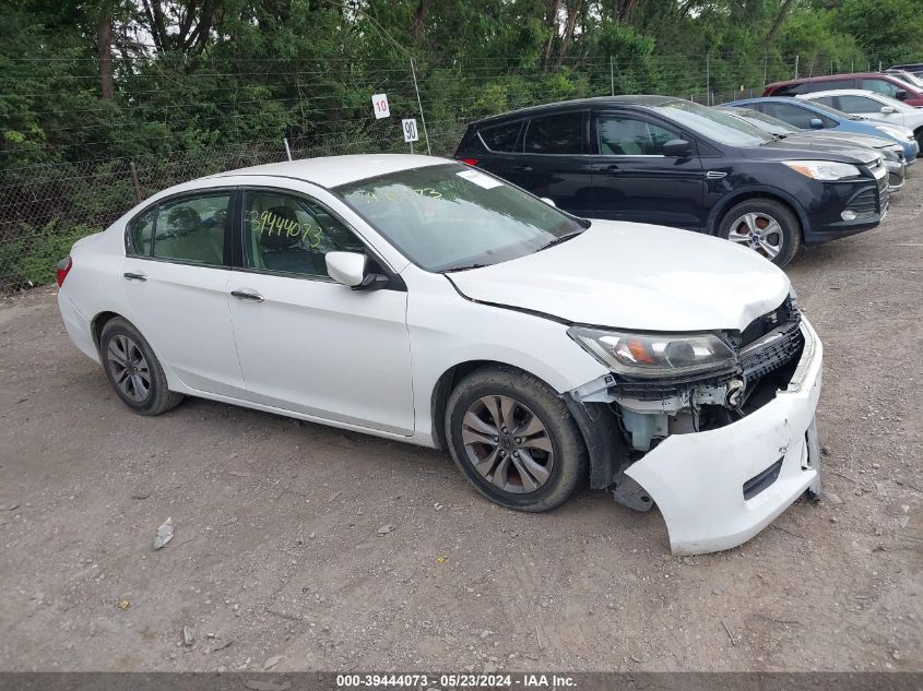 2013 HONDA ACCORD LX