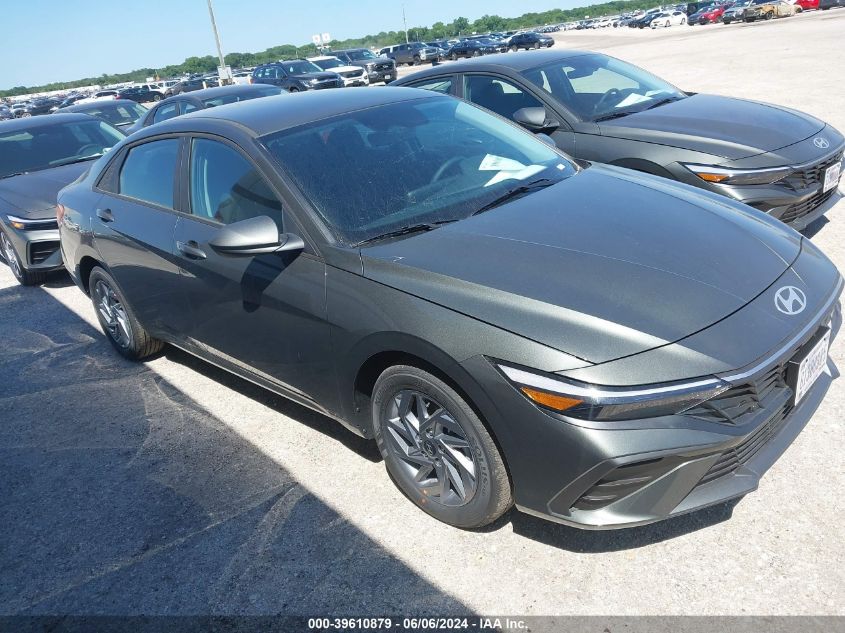 2024 HYUNDAI ELANTRA HYBRID BLUE