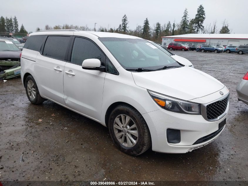 2016 KIA SEDONA LX