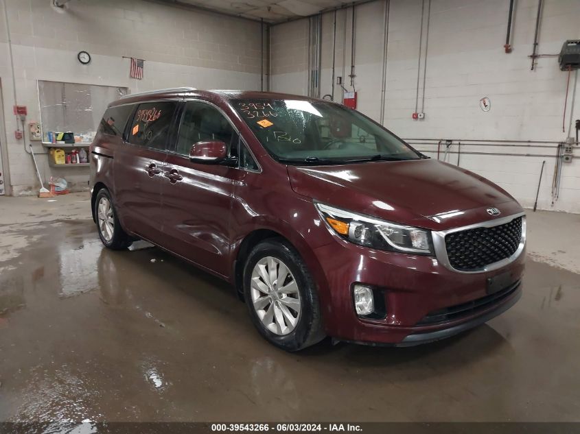 2016 KIA SEDONA EX